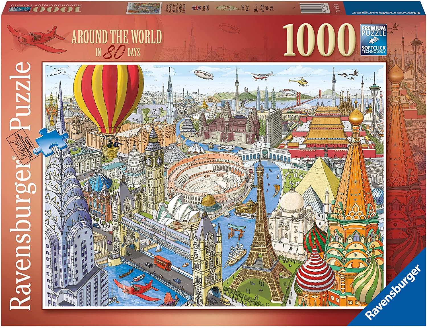 Ravensburger Around the World in 80 Days Jigsaw Puzzle (1000 Pieces)