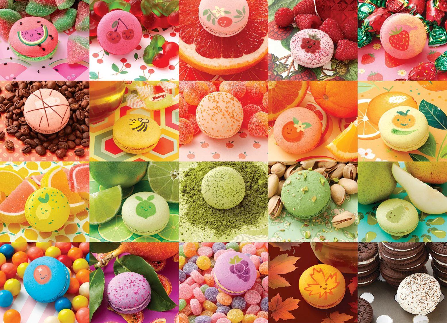 Cobble Hill Macaroons Jigsaw Puzzle (500 XL Pieces)
