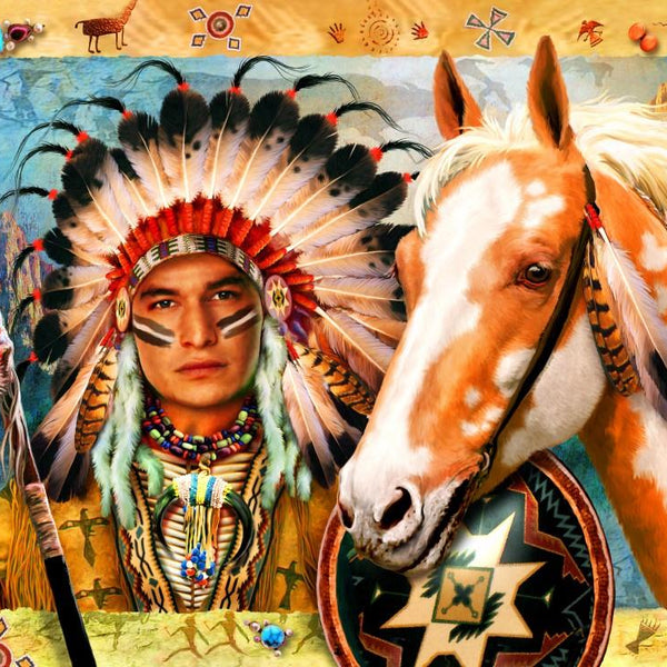 Bluebird Indian Chief Jigsaw Puzzle (1500 Pieces)