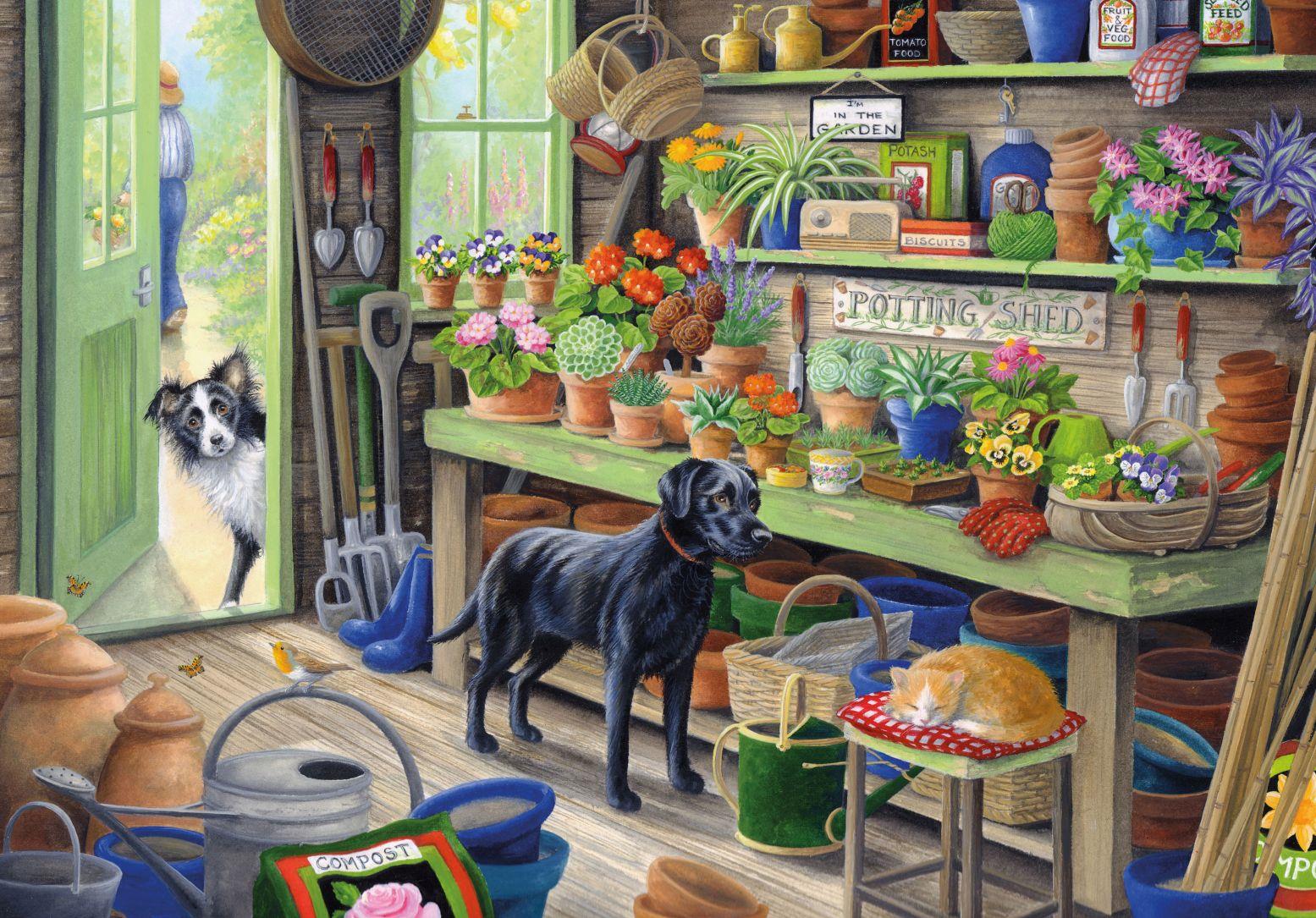 Otter House The Potting Shed Jigsaw Puzzle (500 Pieces)