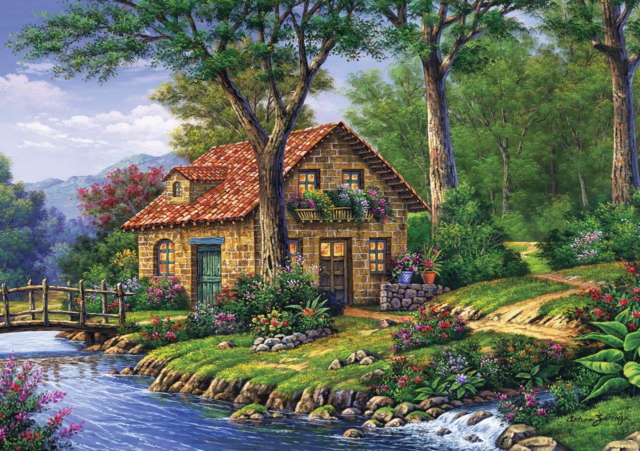 Art Puzzle The Coast of Peace Jigsaw Puzzle (1000 Pieces)