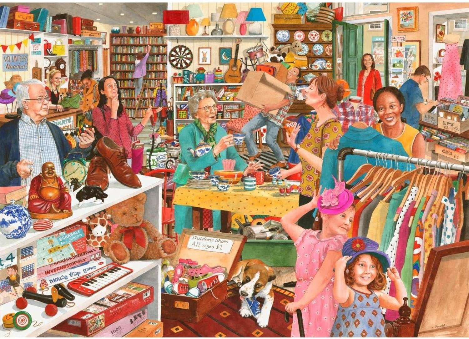 House of Puzzles Charity Bargains Jigsaw Puzzle (1000 Pieces)