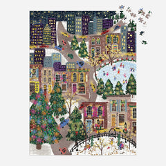 Galison Sparkling City, Joy Laforme Foil Jigsaw Puzzle (1000 Pieces)