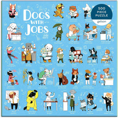 Galison Dogs With Jobs Jigsaw Puzzle (500 Pieces)