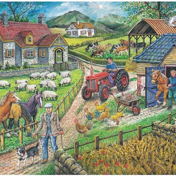 House of Puzzles Barley Mow Farm Jigsaw Puzzle (Big 250 XL Pieces)