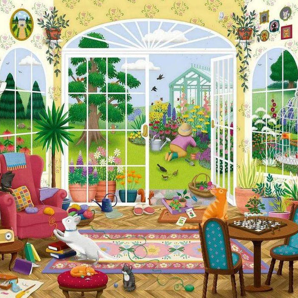 Ravensburger Summer Garden Parlour Jigsaw Puzzle (1000 Pieces)