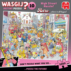 Wasgij Retro Destiny 10 High Street Hassle! Jigsaw Puzzle (1000 Pieces)