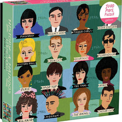 Galison History of Hairdos Jigsaw Puzzle (1000 Pieces)