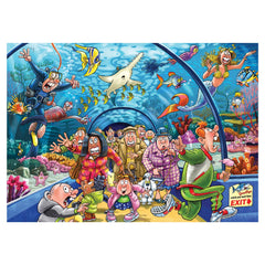 Wasgij Original 43 Aquarium Antics Jigsaw Puzzle (1000 Pieces)