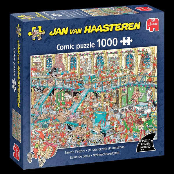 Jan Van Haasteren Santa's Factory Jigsaw Puzzle (1000 Pieces)