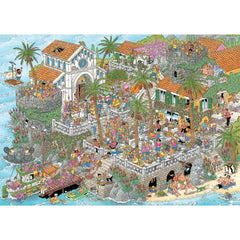 Jan Van Haasteren Vive La Mediterranean Jigsaw Puzzle (1000 Pieces) SEPTEMBER