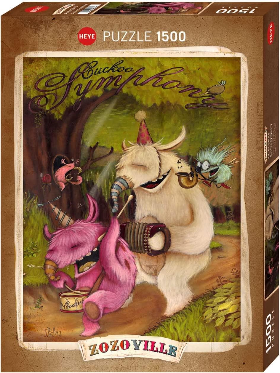 Heye Zozoville Cuckoo Symphony Jigsaw Puzzle (1500 Pieces) DAMAGED BOX