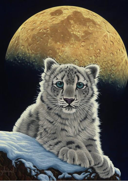 Grafika Schim Schimmel - Moon Leopard Jigsaw Puzzle (1000 Pieces)