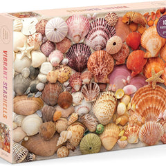 Galison Vibrant Seashells Jigsaw Puzzle (1000 Pieces)