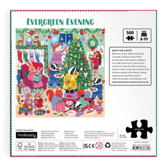 Galison Evergreen Evening  Jigsaw Puzzle (500 Pieces)