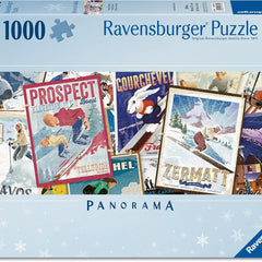 Ravensburger Retro Skiing Jigsaw Puzzle (1000 Pieces)