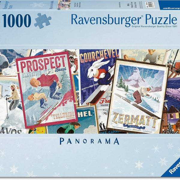 Ravensburger Retro Skiing Jigsaw Puzzle (1000 Pieces)