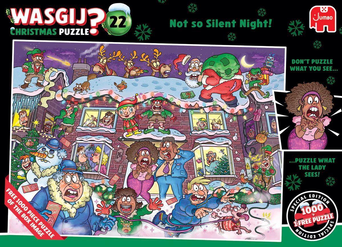 Wasgij Christmas 22 Not So Silent Night! Jigsaw Puzzle (2 x 1000 Pieces) JUNE