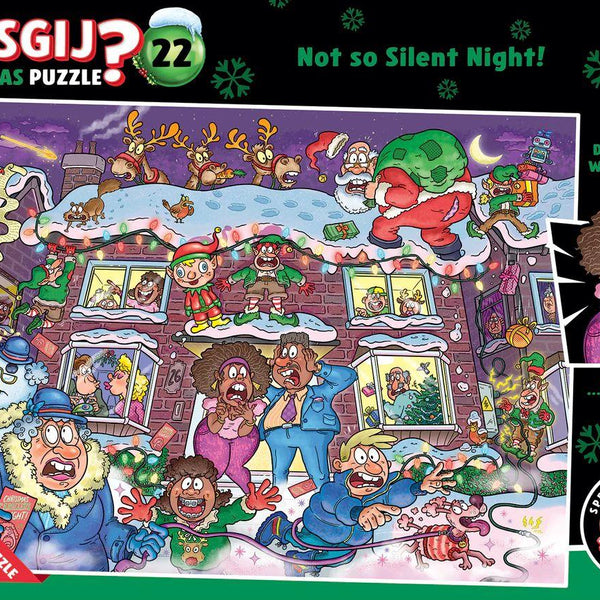 Wasgij Christmas 22 Not So Silent Night! Jigsaw Puzzle (2 x 1000 Pieces) JUNE