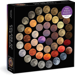 Galison Colors of the Moon Jigsaw Puzzle (500 Pieces)