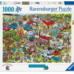 Ravensburger Ray's Comic Series The Campsite Jigsaw Puzzle (1000 Pieces) DAMAGED BOX