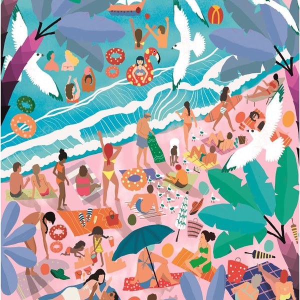 Clementoni Sunday At The Beach Jigsaw Puzzle (1000 Pieces)