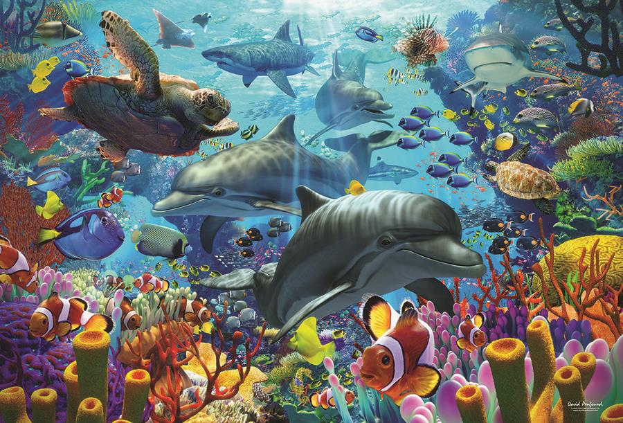 Cobble Hill Coral Sea Jigsaw Puzzle (2000 Pieces)