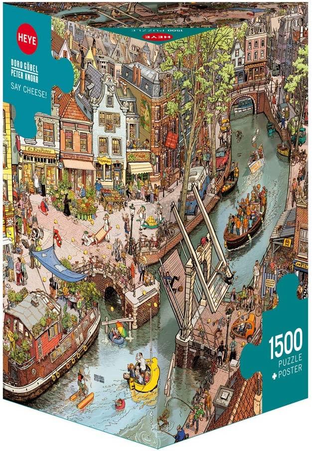 Heye Triangular Say Cheese! Gobel/Knorr Jigsaw Puzzle (1500 Pieces)