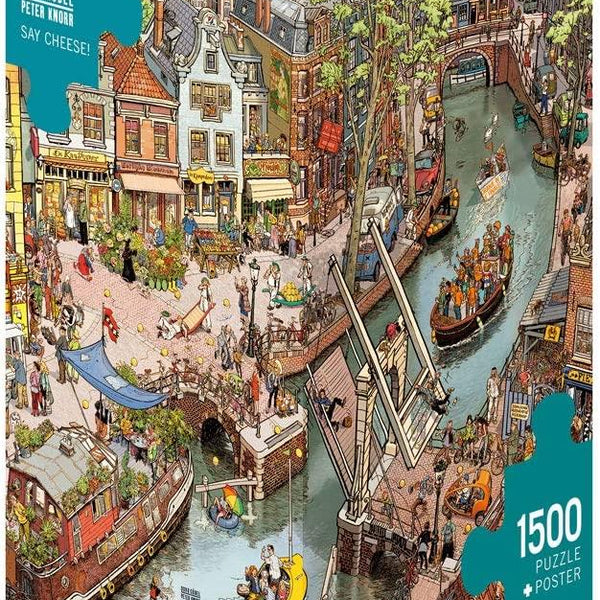 Heye Triangular Say Cheese! Gobel/Knorr Jigsaw Puzzle (1500 Pieces)