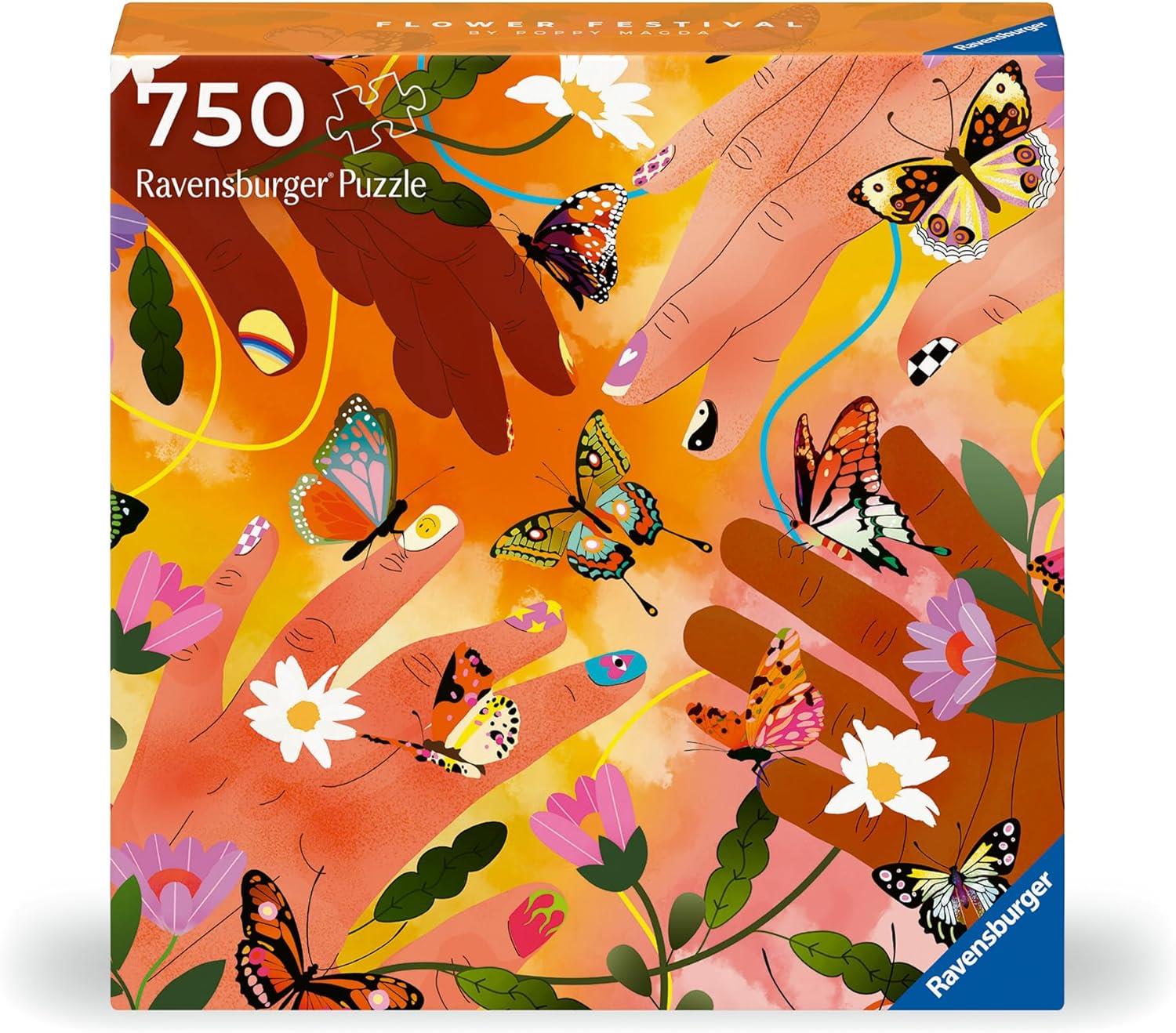 Ravensburger Flower Festival, Art & Soul Jigsaw Puzzle (750 Pieces)