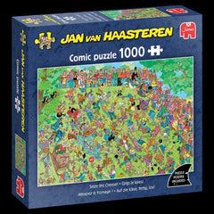 Jan van Haasteren Seize the Cheese Jigsaw Puzzle (1000 Pieces)