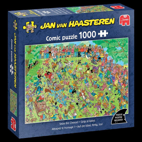 Jan van Haasteren Seize the Cheese Jigsaw Puzzle (1000 Pieces)