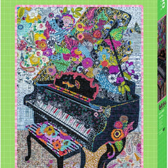 Heye Sewn Piano, Quilt Art Jigsaw Puzzle (1000 Pieces)