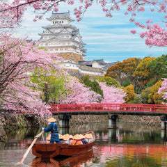 Clementoni Himeji Castle In Spring Jigsaw Puzzle (1000 Pieces)