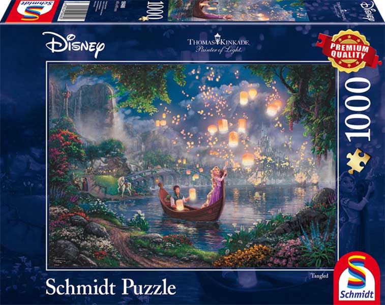 Schmidt Kinkade: Disney Tangled Jigsaw Puzzle (1000 pieces) - DAMAGED