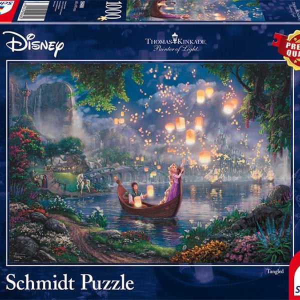 Schmidt Kinkade: Disney Tangled Jigsaw Puzzle (1000 pieces) - DAMAGED