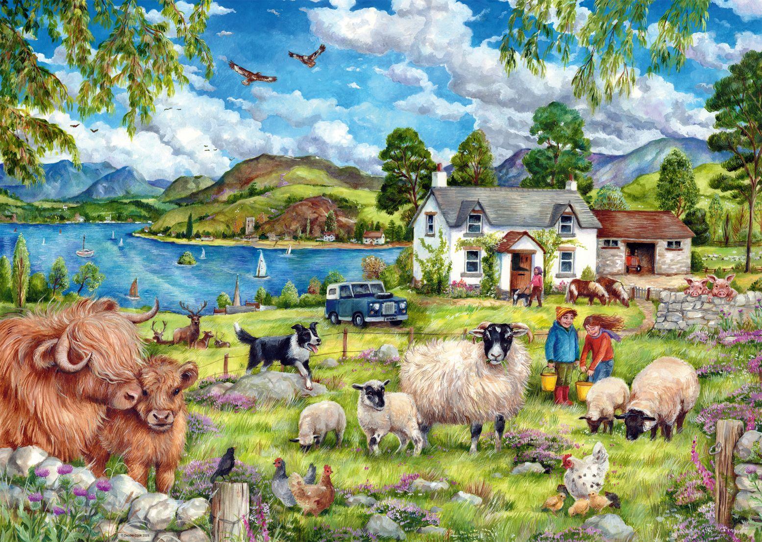 Ravensburger Country Farm Jigsaw Puzzle (1000 Pieces)