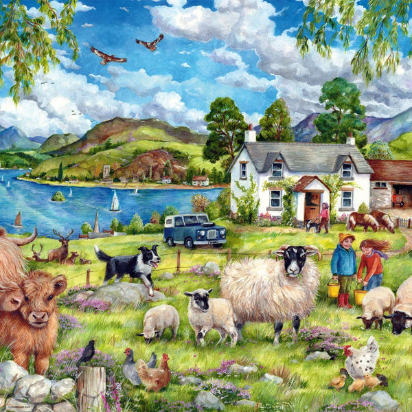 Ravensburger Country Farm Jigsaw Puzzle (1000 Pieces)