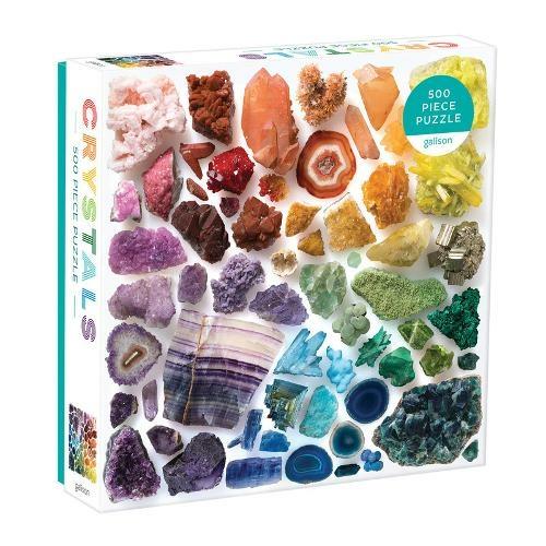 Galison Rainbow Crystals Jigsaw Puzzle (500 Pieces)