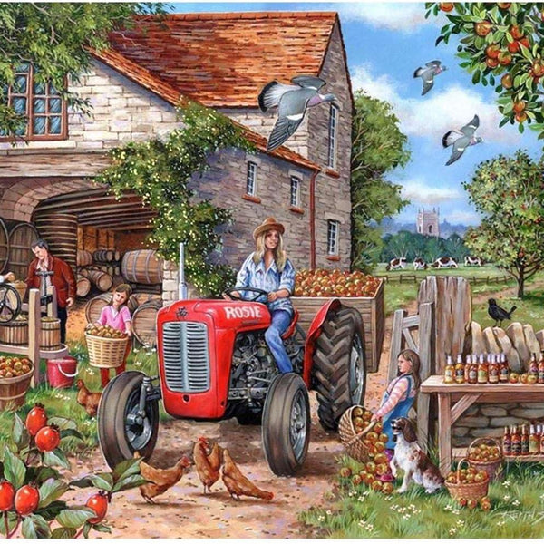 House of Puzzles Cider & Rosie Big Jigsaw Puzzle (500 XL Pieces)