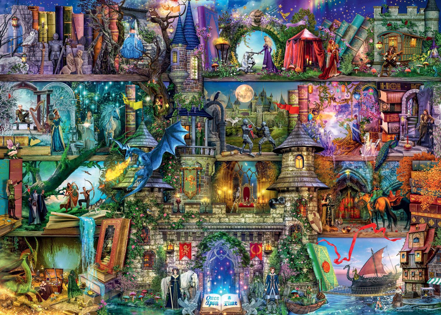 Ravensburger Myths & Legends Jigsaw Puzzle (1000 Pieces) DAMAGED BOX