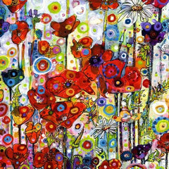 Grafika Sally Rich - Poppies Jigsaw Puzzle (1000 Pieces)
