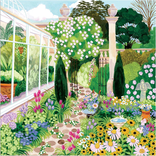 Galison Evergreen Gardens Jigsaw Puzzle (500 Pieces)