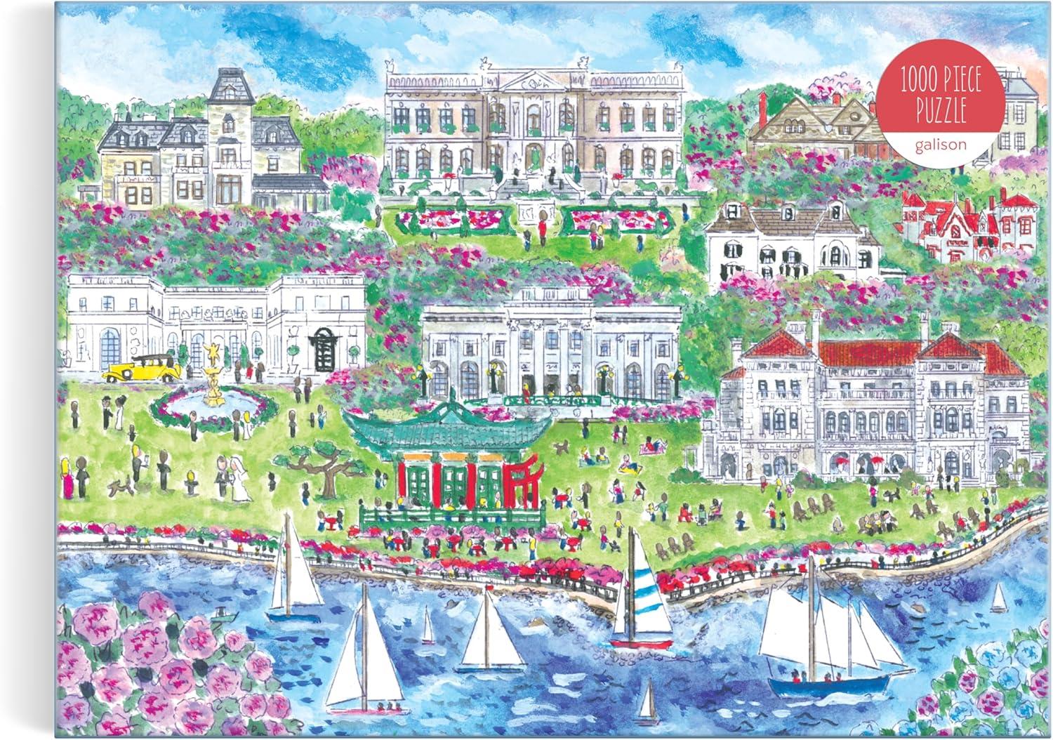 Galison Newport Mansions, Michael Storrings Jigsaw Puzzle (1000 Pieces)