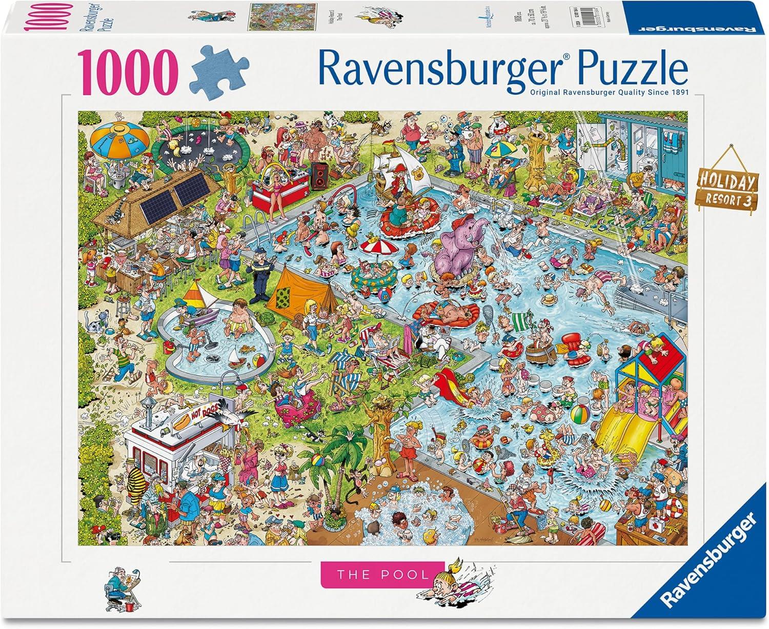 Ravensburger Ray's Comic Series Holiday Resort No.3 The Pool Jigsaw Puzzle (1000 Pieces)