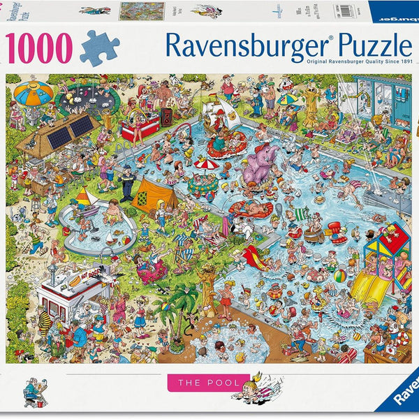 Ravensburger Ray's Comic Series Holiday Resort No.3 The Pool Jigsaw Puzzle (1000 Pieces)