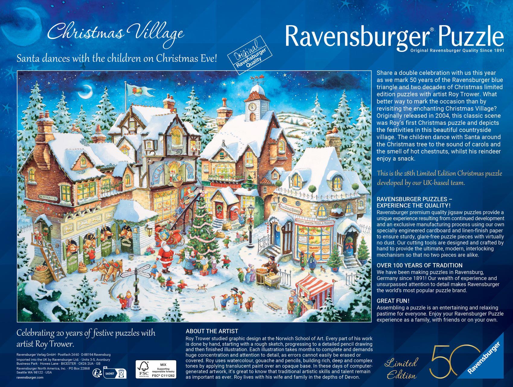 Ravensburger Christmas Village Limited Edition 50th Anniversary Jigsaw PDK