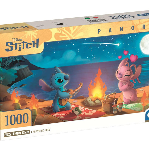 Clementoni Disney Stitch Panorama Jigsaw Puzzle (1000 Pieces)