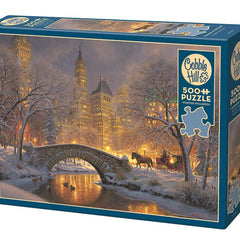 Cobble Hill Winter in the Park Jigsaw Puzzle (500 XL Pieces)