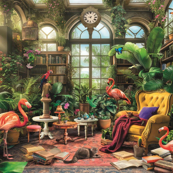 Clementoni The Greenhouse Library Jigsaw Puzzle (1000 Pieces)